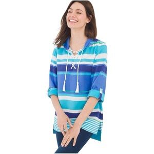 Chico's Top Blue Size 3